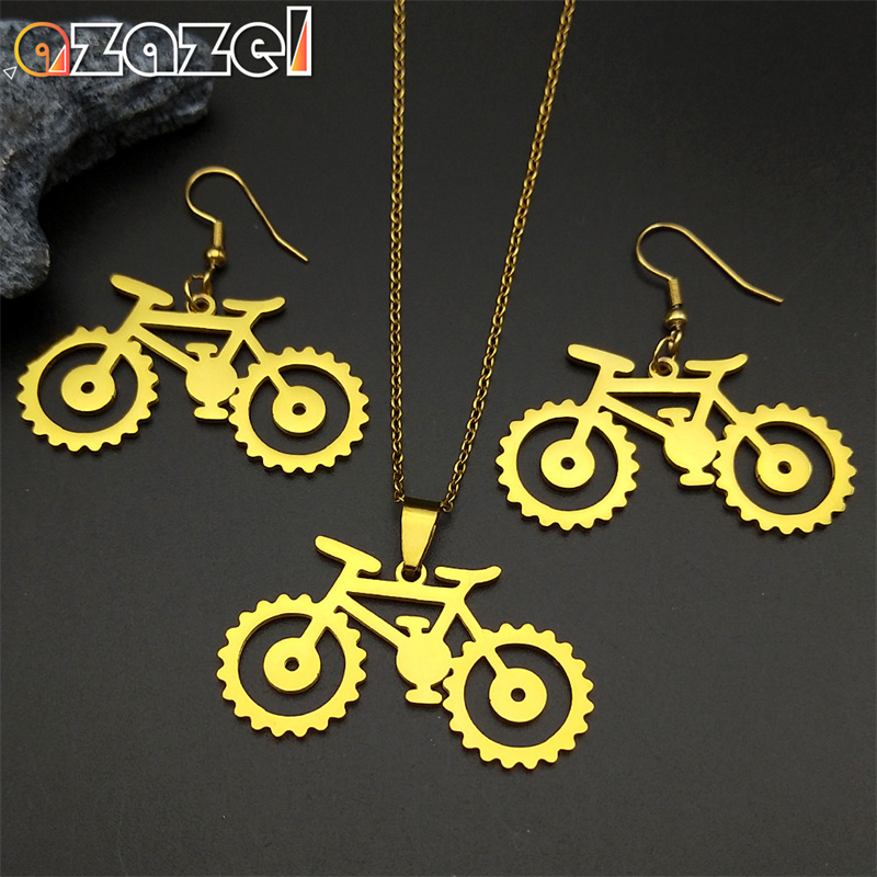 Cycling Gear Gifts - Ensemble de bijoux avec pendentif de
