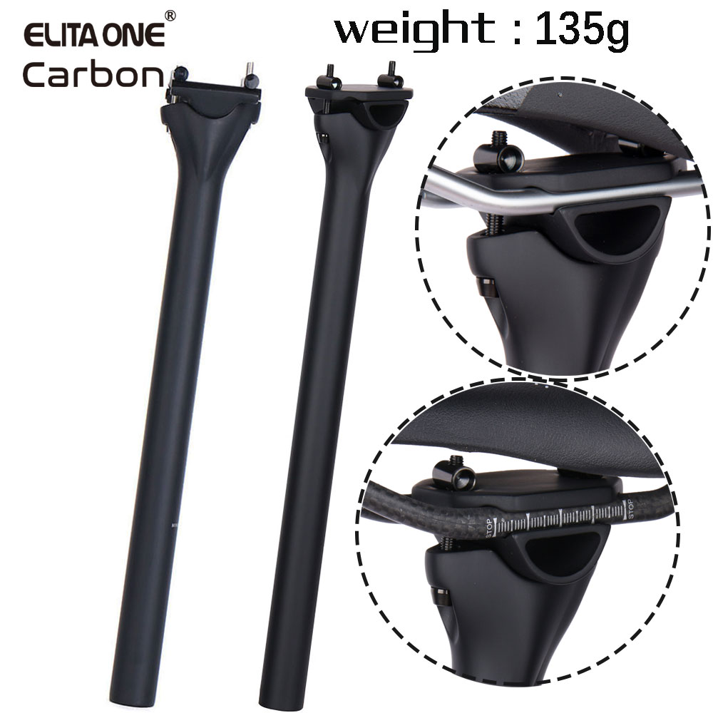 Carbon Fiber Saddle - ELITA ONE vtt tige de selle