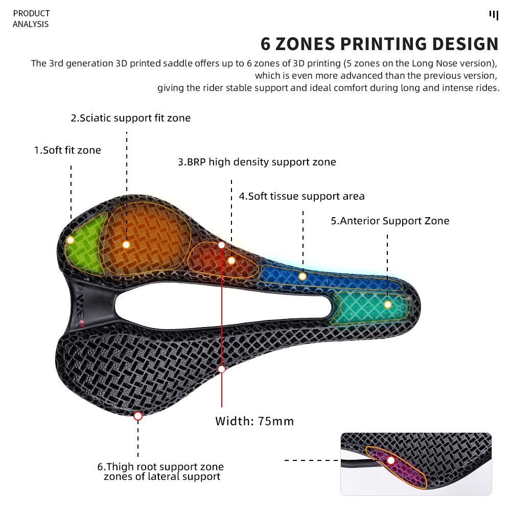 Selle de vélo imprimée en 3D O - Carbon Fiber Saddle avis et prix