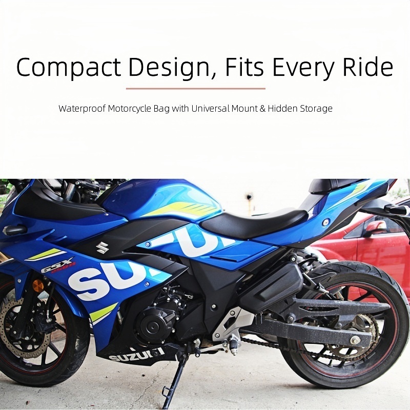 Sacoche latérale pour moto et  - Carbon Fiber Saddle avis et prix