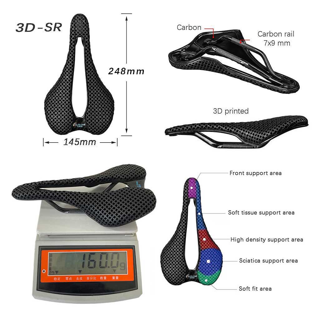 Elitaone selle en carbone impr - Carbon Fiber Saddle avis et prix