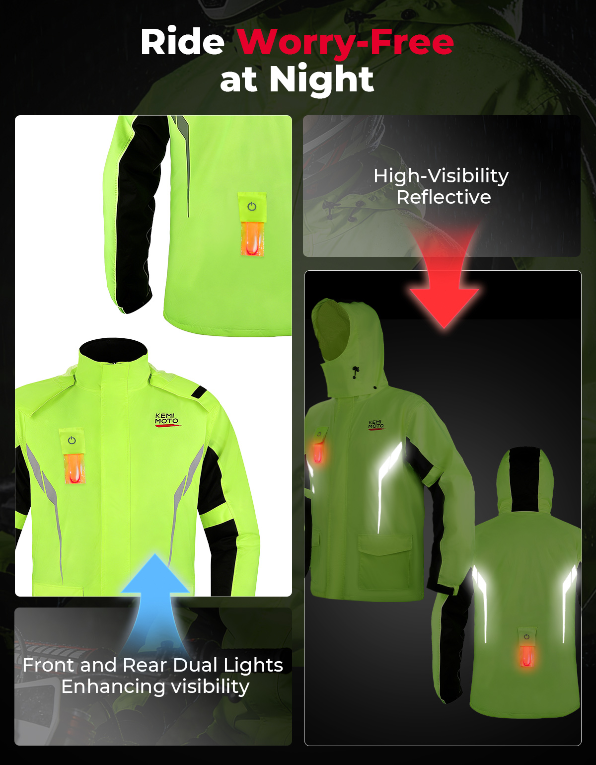 Ensemble imperméable pour moto - Cycling Gear In Rain avis et prix