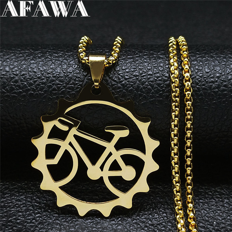 Collier pendentif vélo en acie - Cycling Gear Gifts avis et prix
