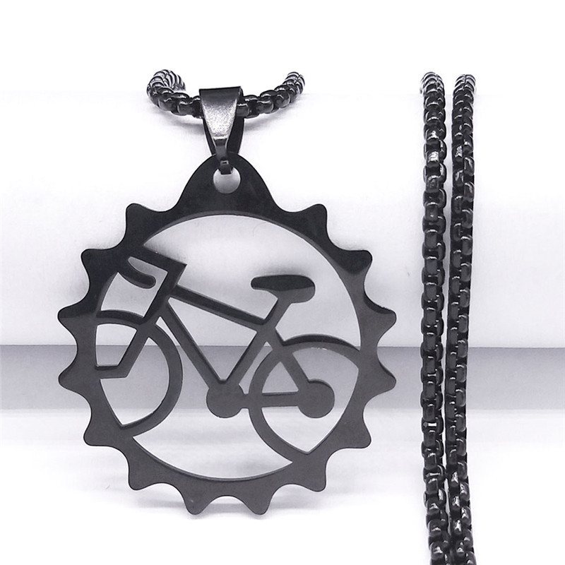 Collier pendentif vélo en acie - Cycling Gear Gifts avis et prix